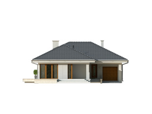 Elewacja 2 projektu domu Neptun 5 dr-T