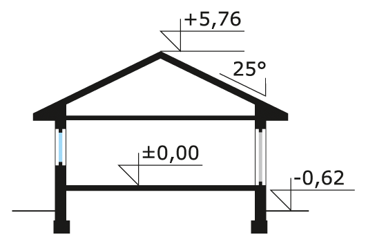 Przekrój projektu Neptun 5 dr-T - przekrój