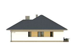 Elewacja 3 projektu domu Perła