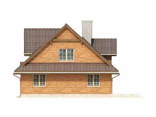 Elewacja 1 projektu domu Polka dr-S