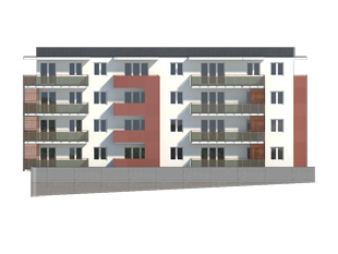 Elewacja 1 projektu domu Saturn