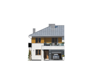 Elewacja 2 projektu domu Sekwoja W