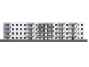 Elewacja 4 projektu domu Spokojny
