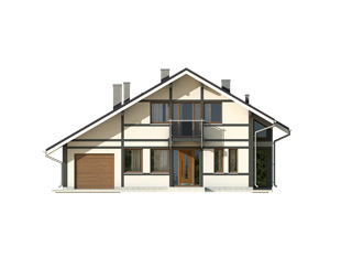 Elewacja 2 projektu domu Syriusz dr-T