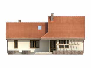 Elewacja 2 projektu domu Szyper 10 dr-ST