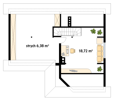 Rzut parteru projektu domu Szyper 5