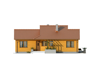 Elewacja 2 projektu domu Szyper 8 dr-S