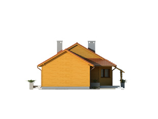 Elewacja 1 projektu domu Szyper 8 dr-S