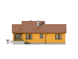 Elewacja 4 projektu domu Szyper 8 dr-S