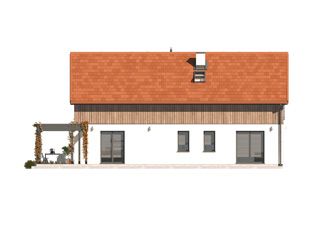 Elewacja 4 projektu domu Weranda 7