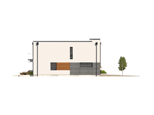 Elewacja 1 projektu domu Wiąz