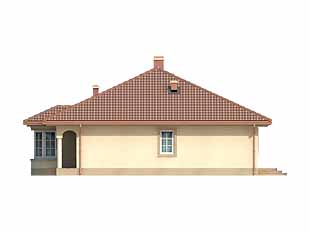 Elewacja 1 projektu domu Zośka